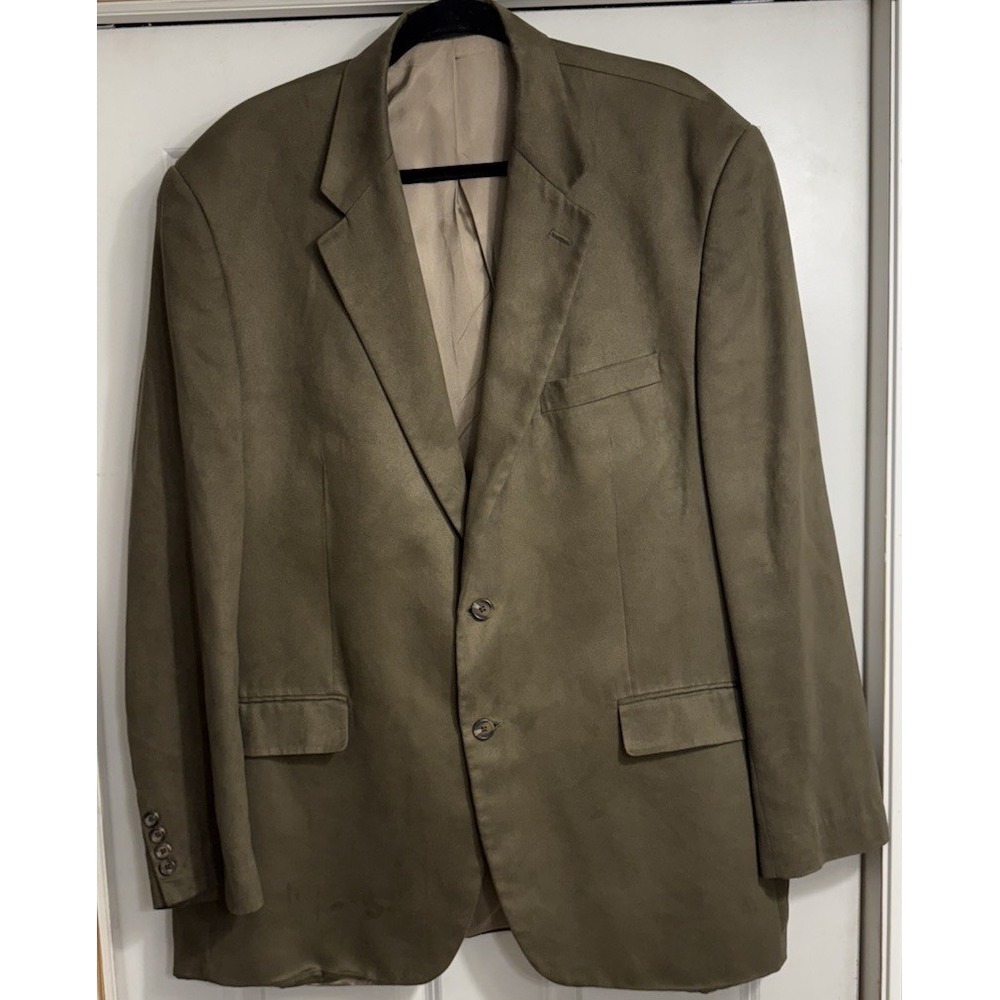 Lauren Ralph Lauren Sport Coat Blazer ‎ Men's 46 L Brown Preppy Jacket